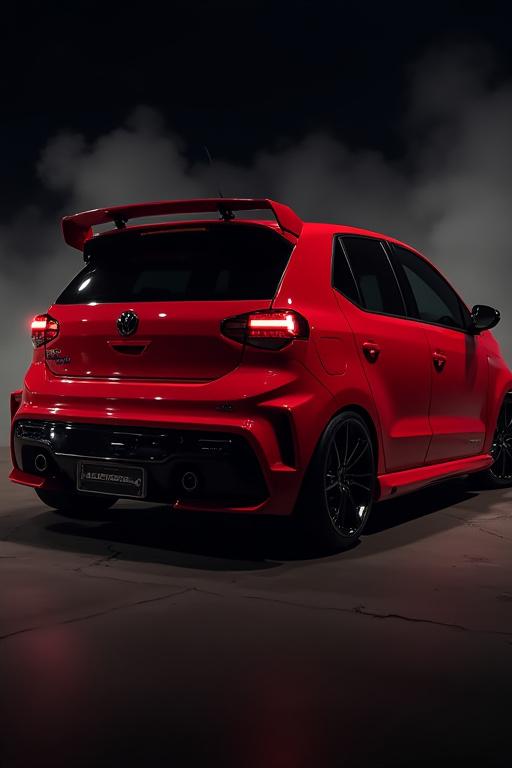 VW Polo GT, 'रेड हल्क' प्रोजेक्ट का पूरा किया हुआ चित्र